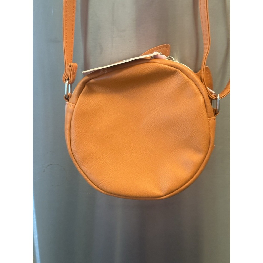 Animal Purse/crossbody Fox Leather Circle Sleeping Fox Unisex/kids/teacher/zoo - Picture 6 of 8